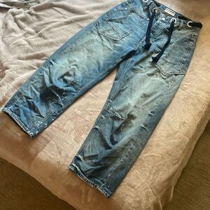 We The Free Moxie Pull-On Barrel Jeans, Timeless Blue, 27Long